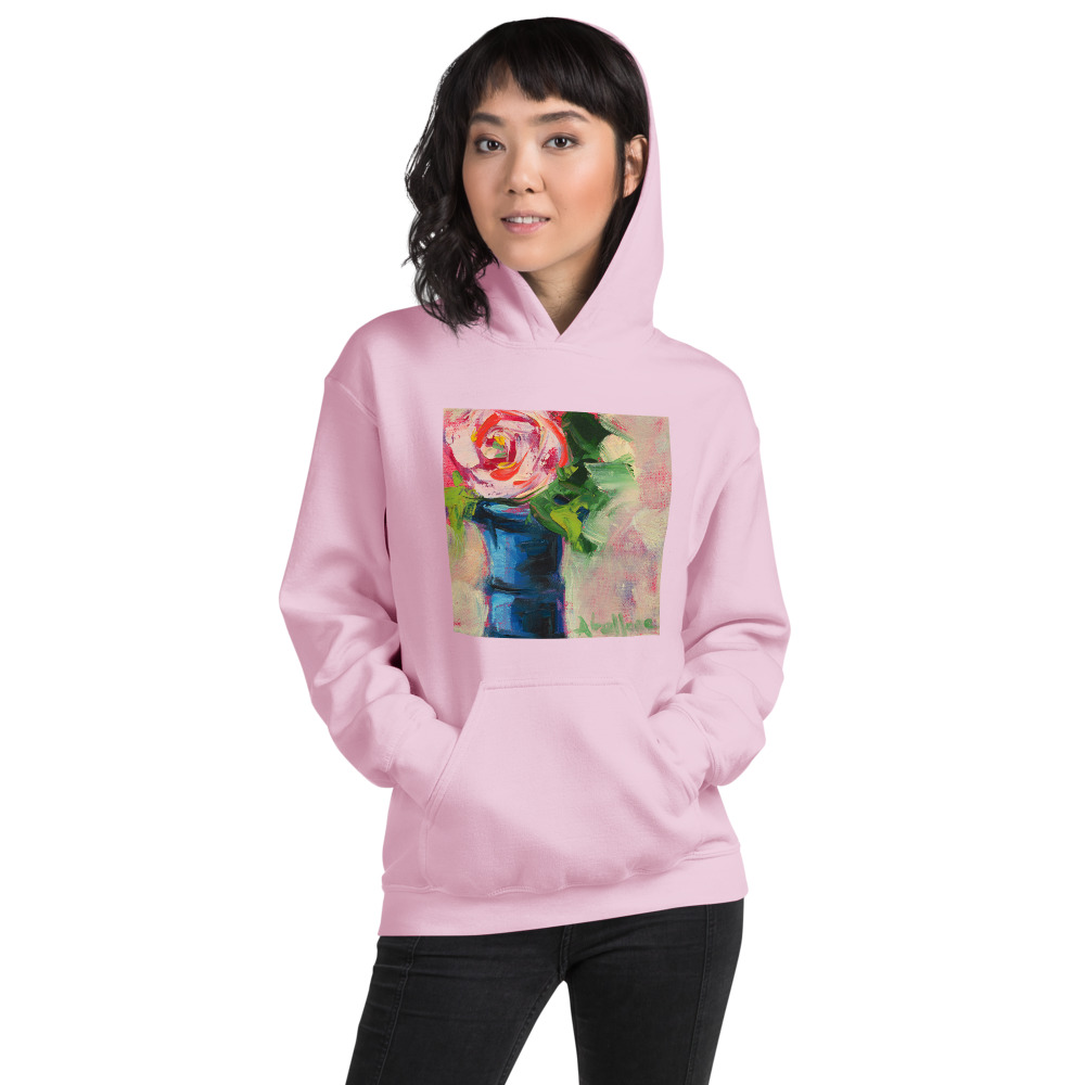 Pink amour rose outlet hoodie